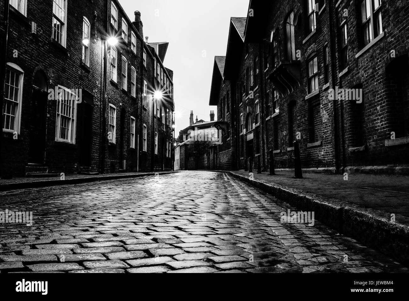 Dock Street, Leeds, West Yorkshire, Inghilterra Foto Stock