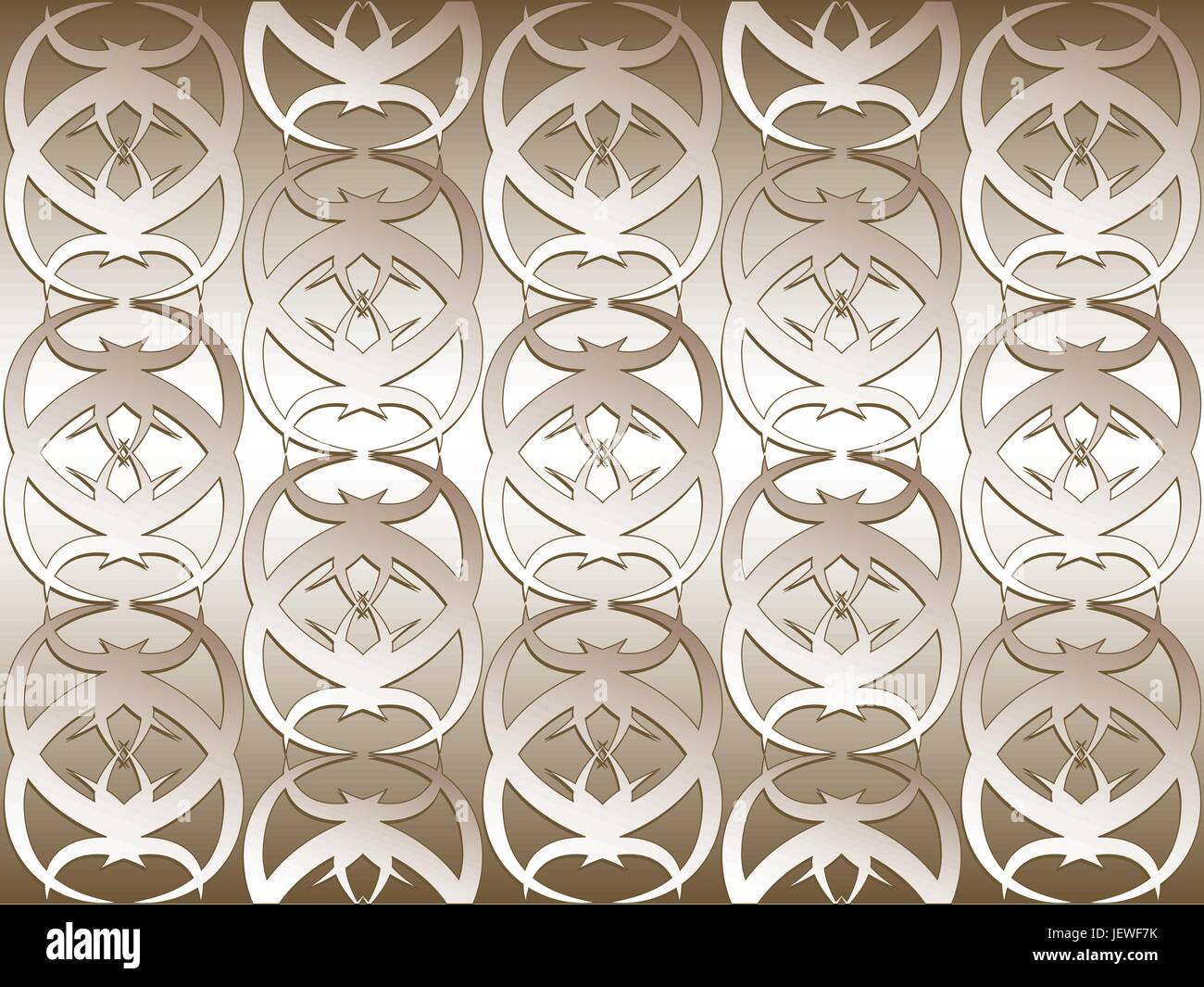 Marrone, marrone, brunette, ornamento, illustrazione, immaginazione, silhouette, Illustrazione Vettoriale