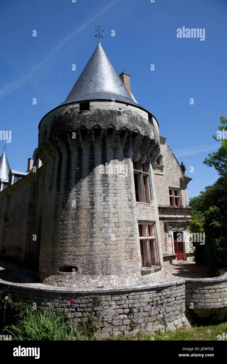 Château de Dampierre-sur-Boutonne Francia Foto Stock