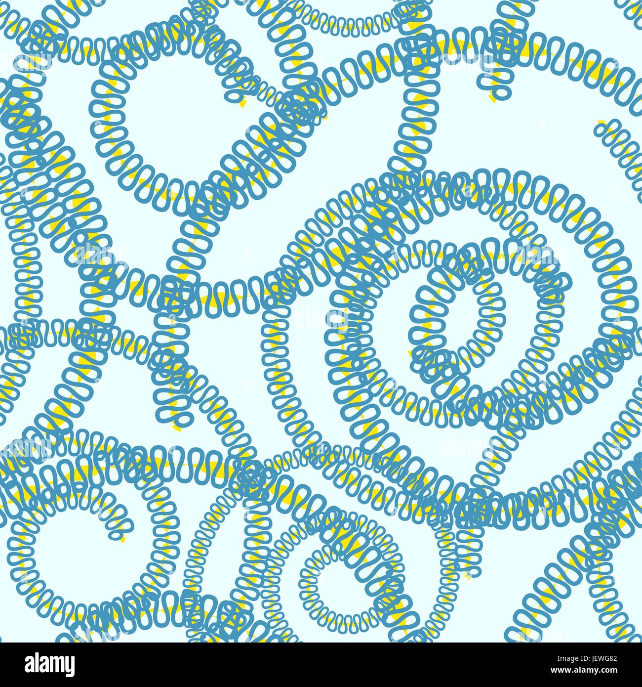 Blu, moda, grafica, eleganza, vintage, ornamento, illustrazione, a spirale, Illustrazione Vettoriale