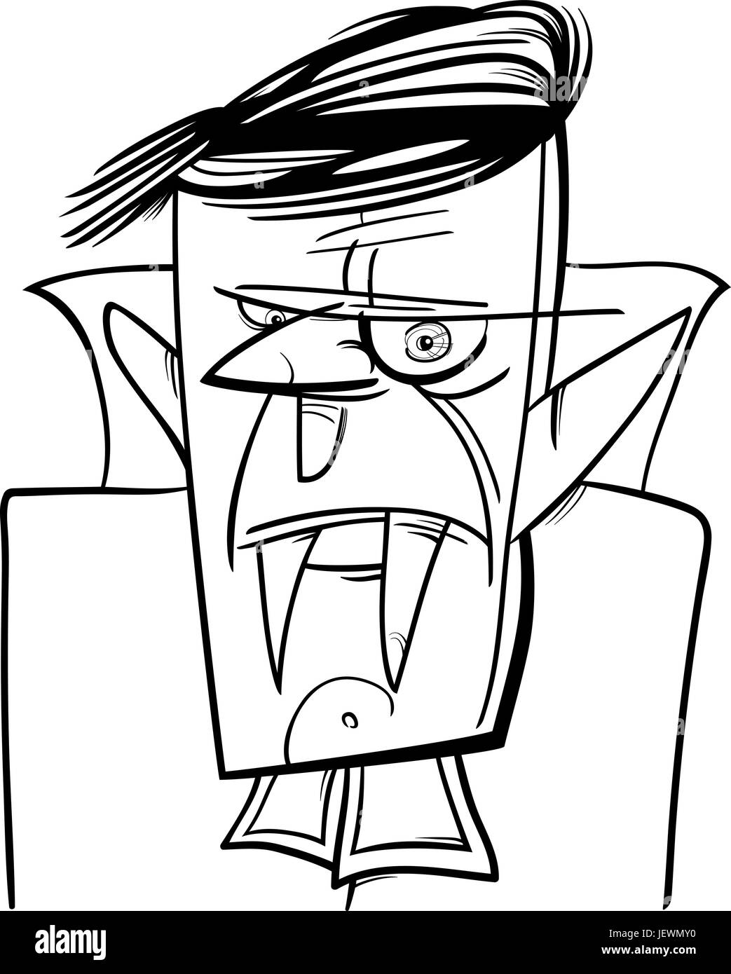 Denti nero Illustrazione Vettoriale