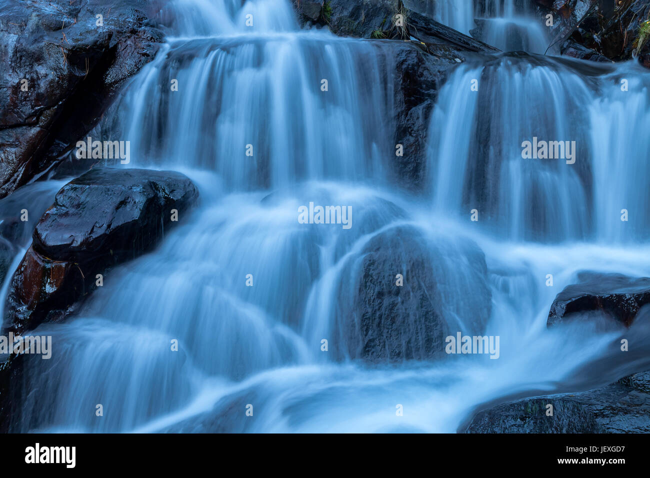 Big Bend cade in Inyo National Forest, Stati Uniti d'America Foto Stock