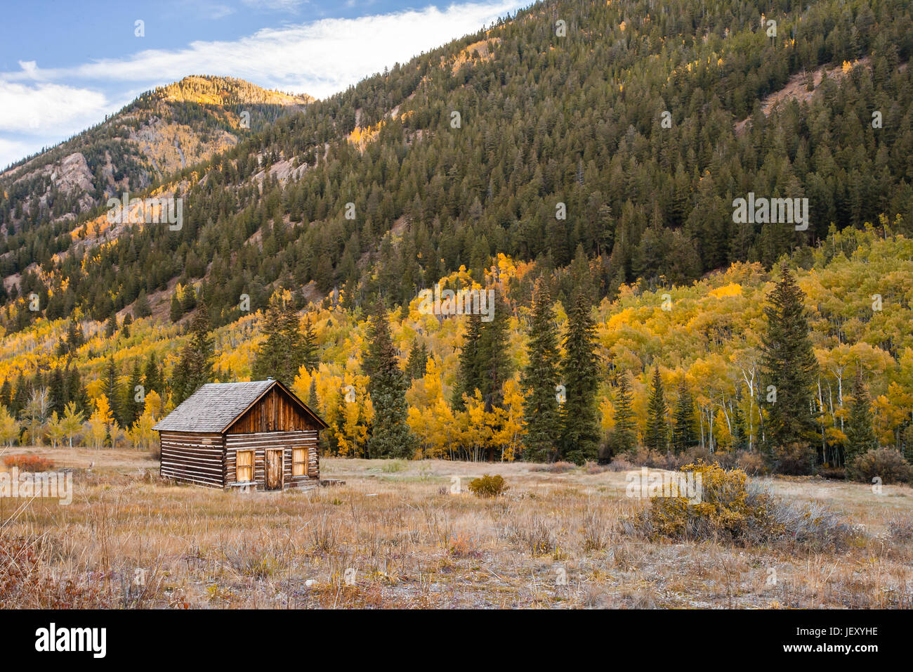 Ashcroft Ghost Town - Castle Creek Valley, Aspen, CO Foto Stock