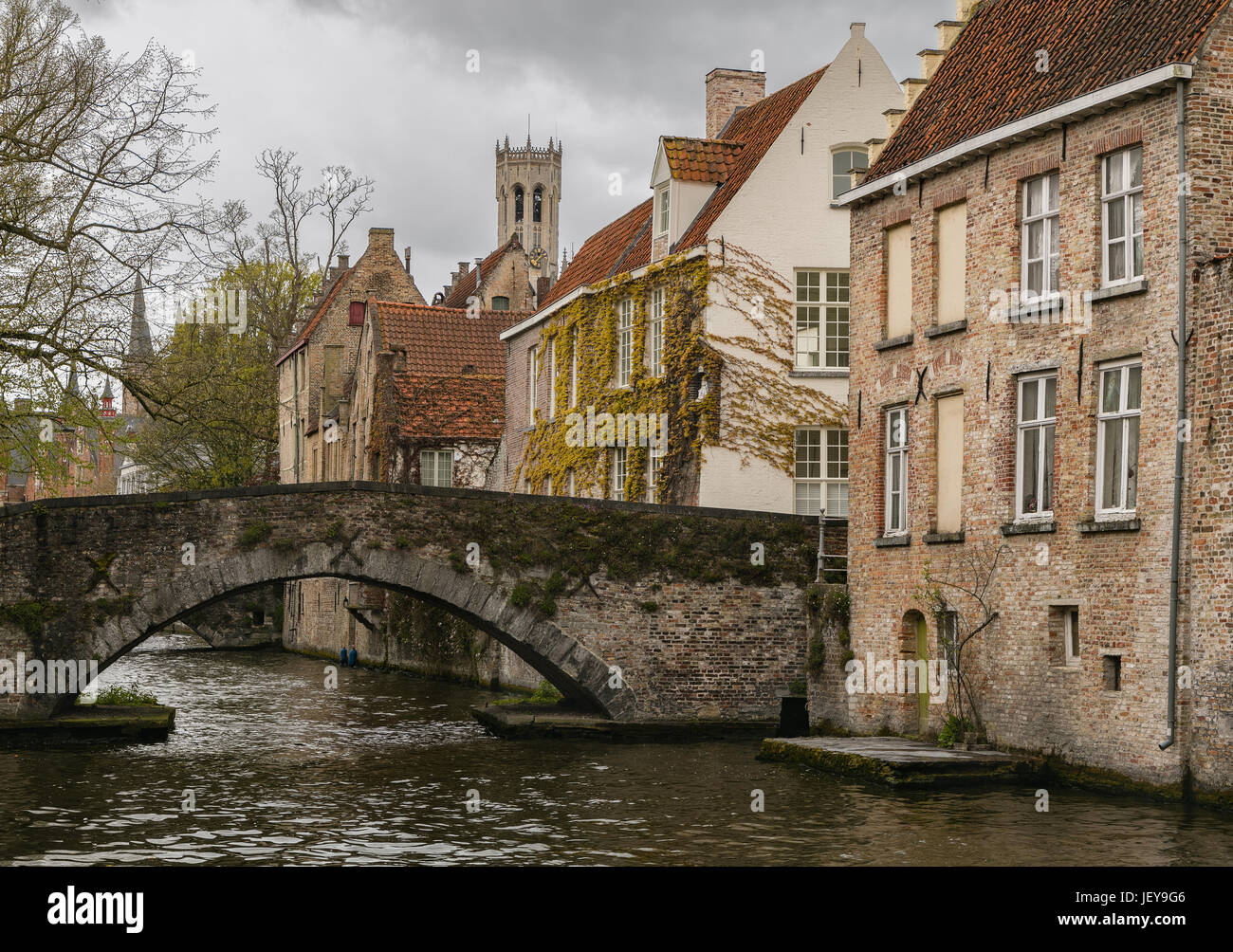 Brugge la città romantica Foto Stock