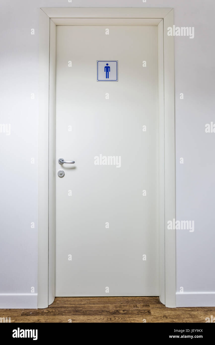 Gli uomini di servizi igienici Foto Stock