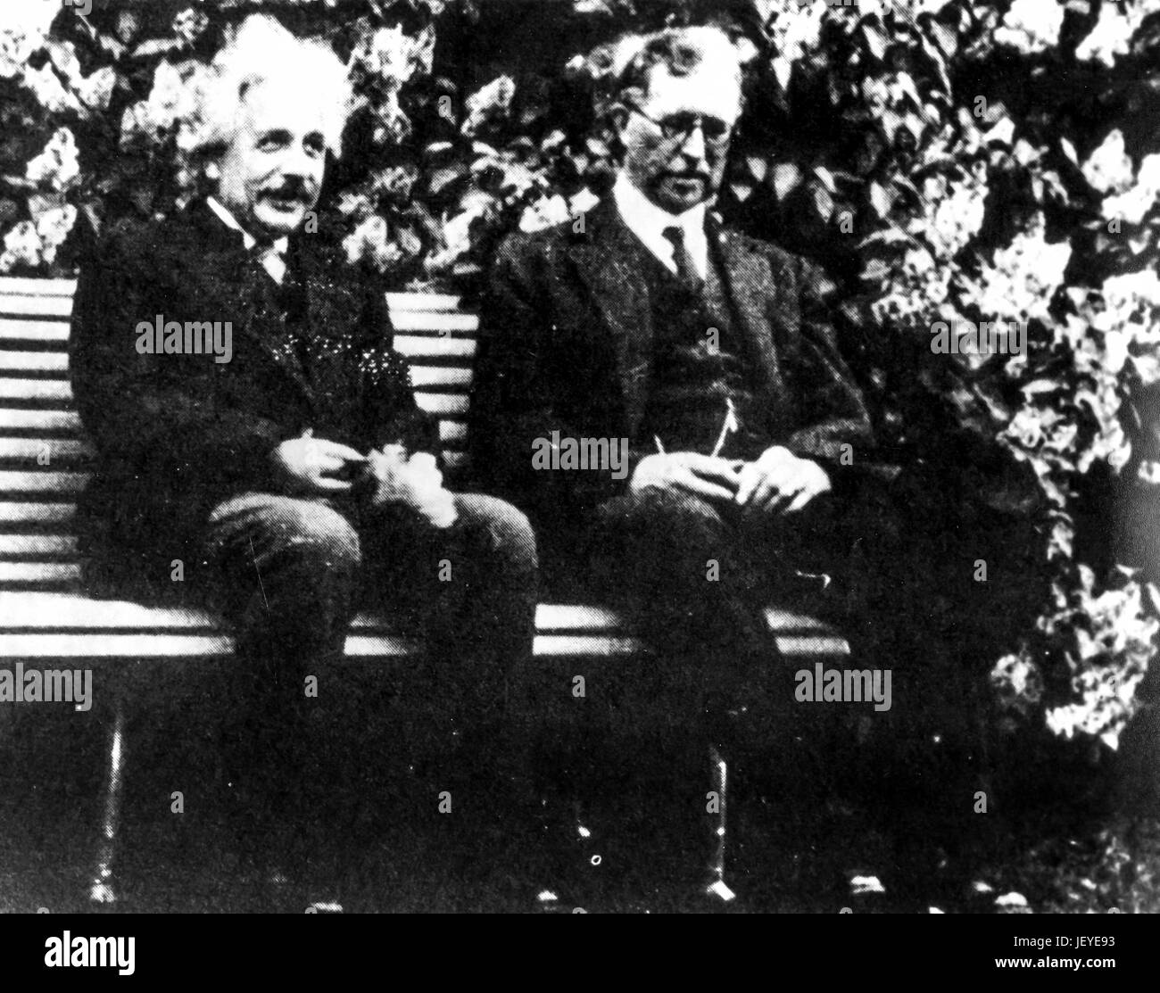Albert Einstein, Alberto I re del Belgio, 1933 Foto Stock