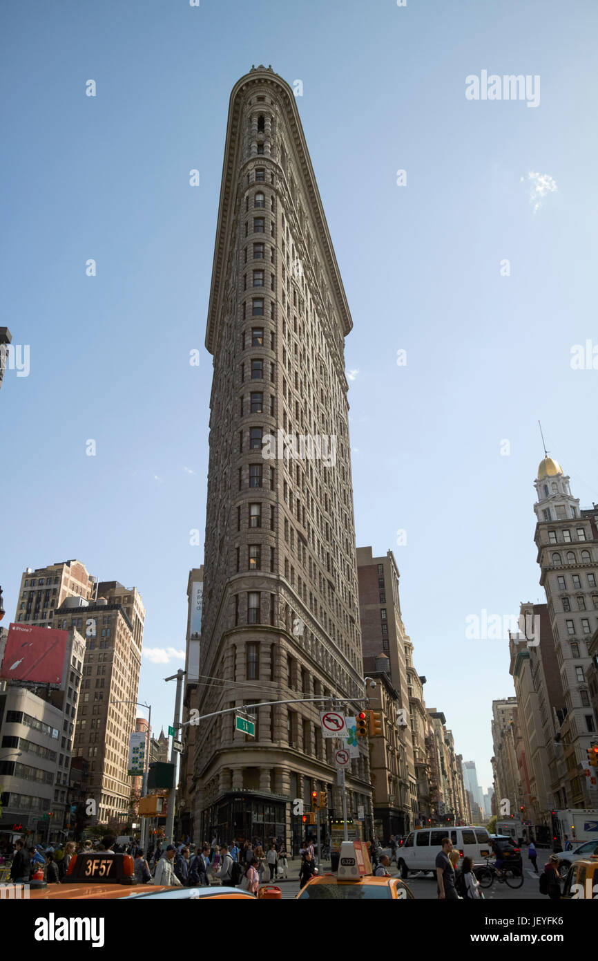 Flatiron Building District di New York City STATI UNITI D'AMERICA Foto Stock