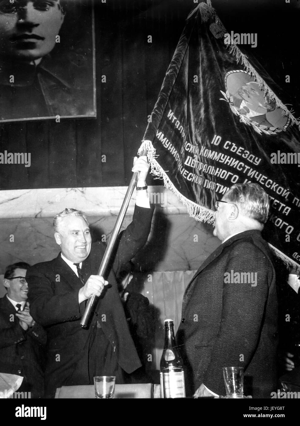 Palmiro Togliatti, decimo congresso del Partito Comunista Italiano, 1962 Foto Stock