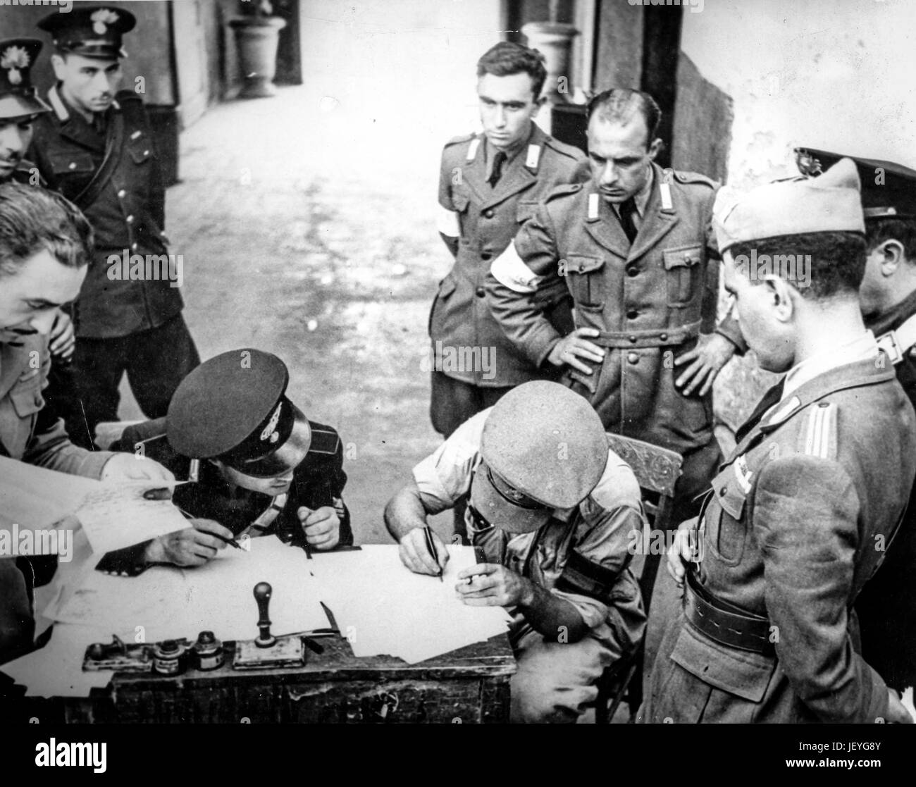 Carabinieri, 1943 Foto Stock