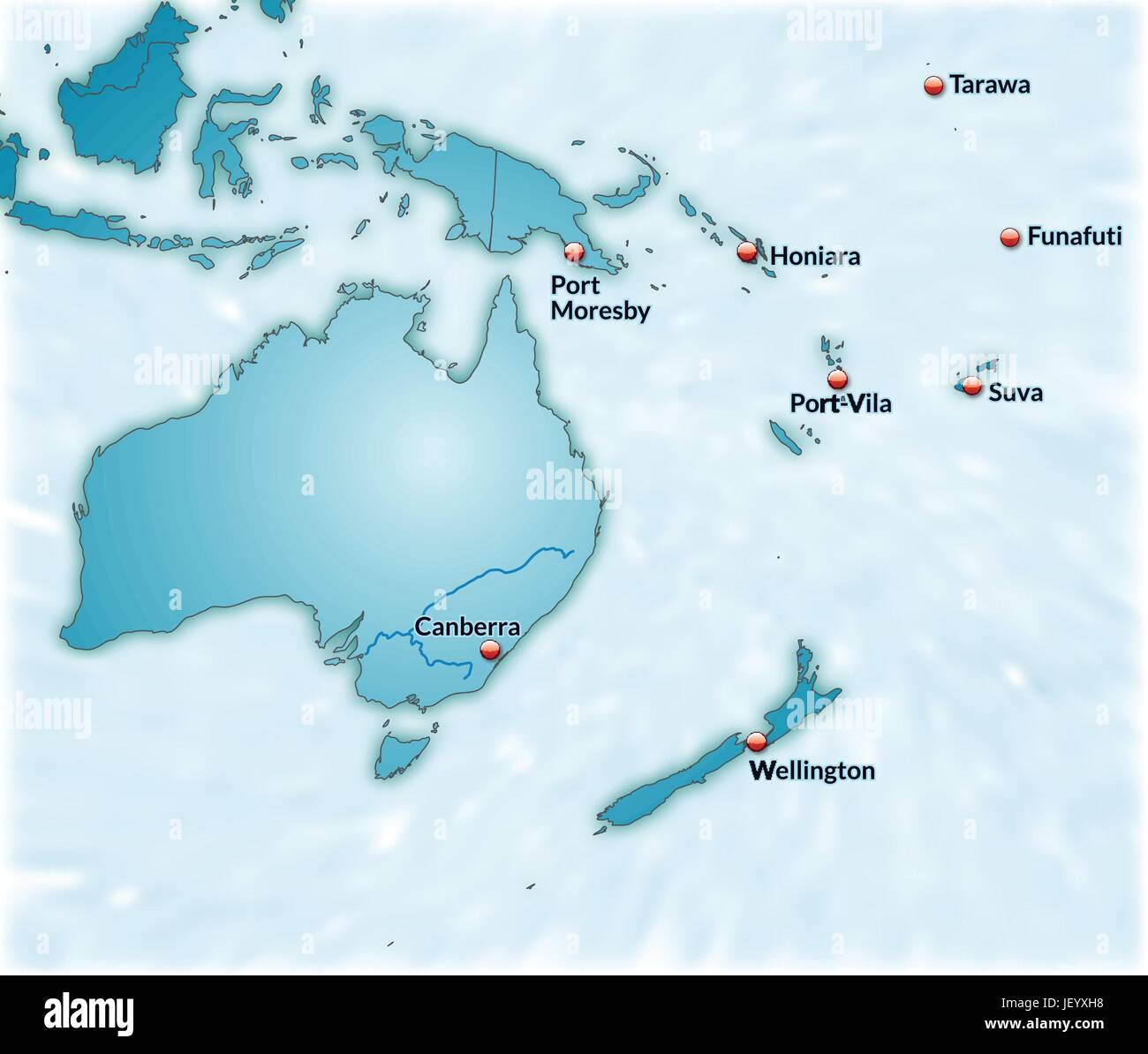 Australia, carta, contorno, frontiere, Oceania, Atlas, mappa del mondo, mappa, Illustrazione Vettoriale