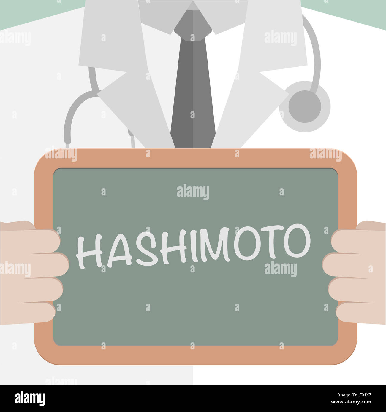 Scheda medica Hashimoto Foto Stock