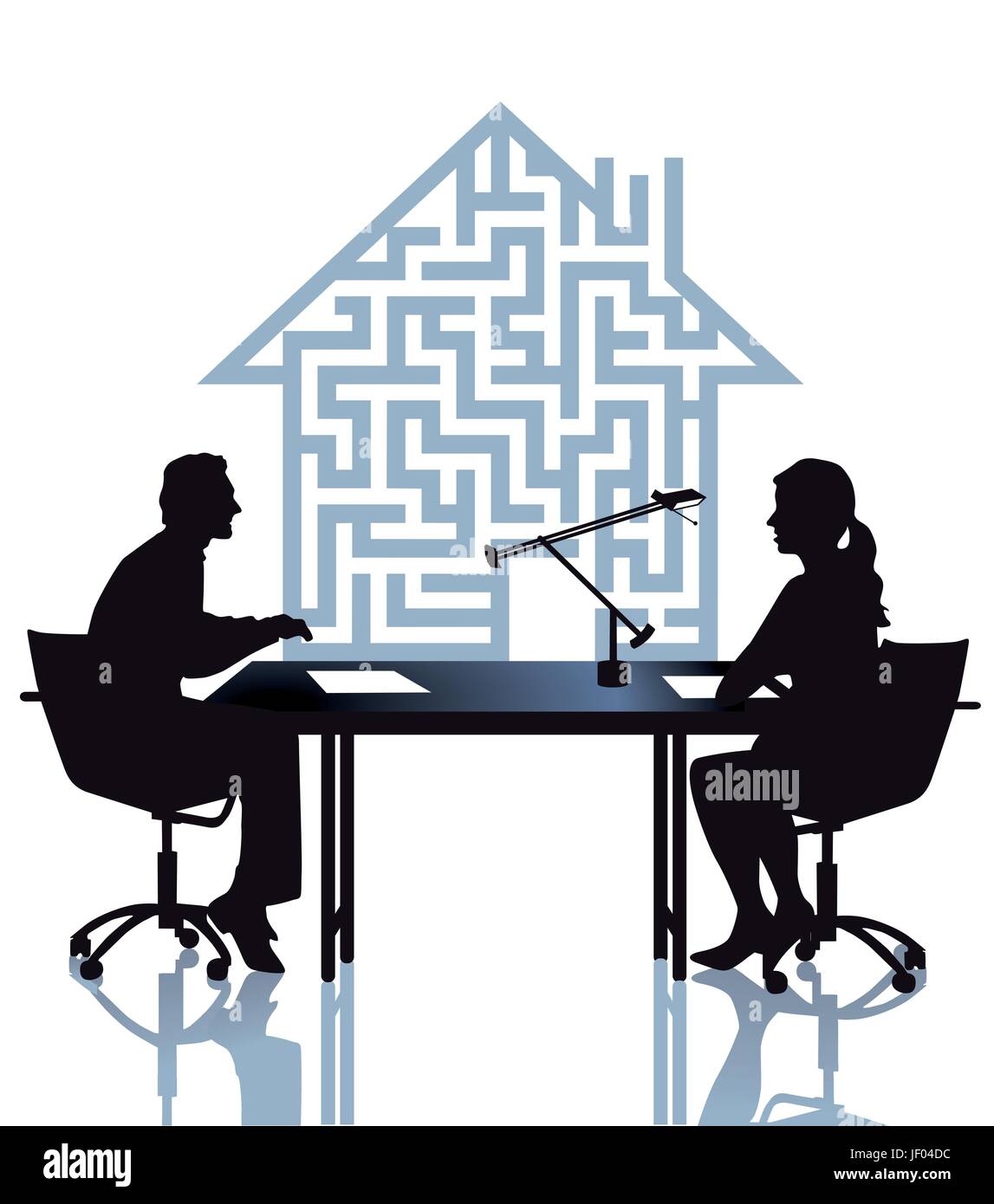 Costruzione di pianificazione Illustrazione Vettoriale