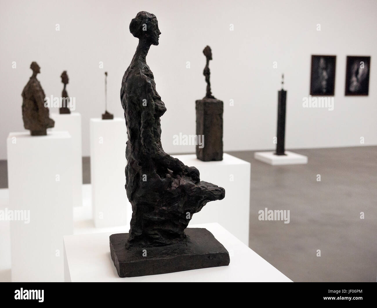 Alberto Giacometti exhibition Gagosian Gallery Foto Stock