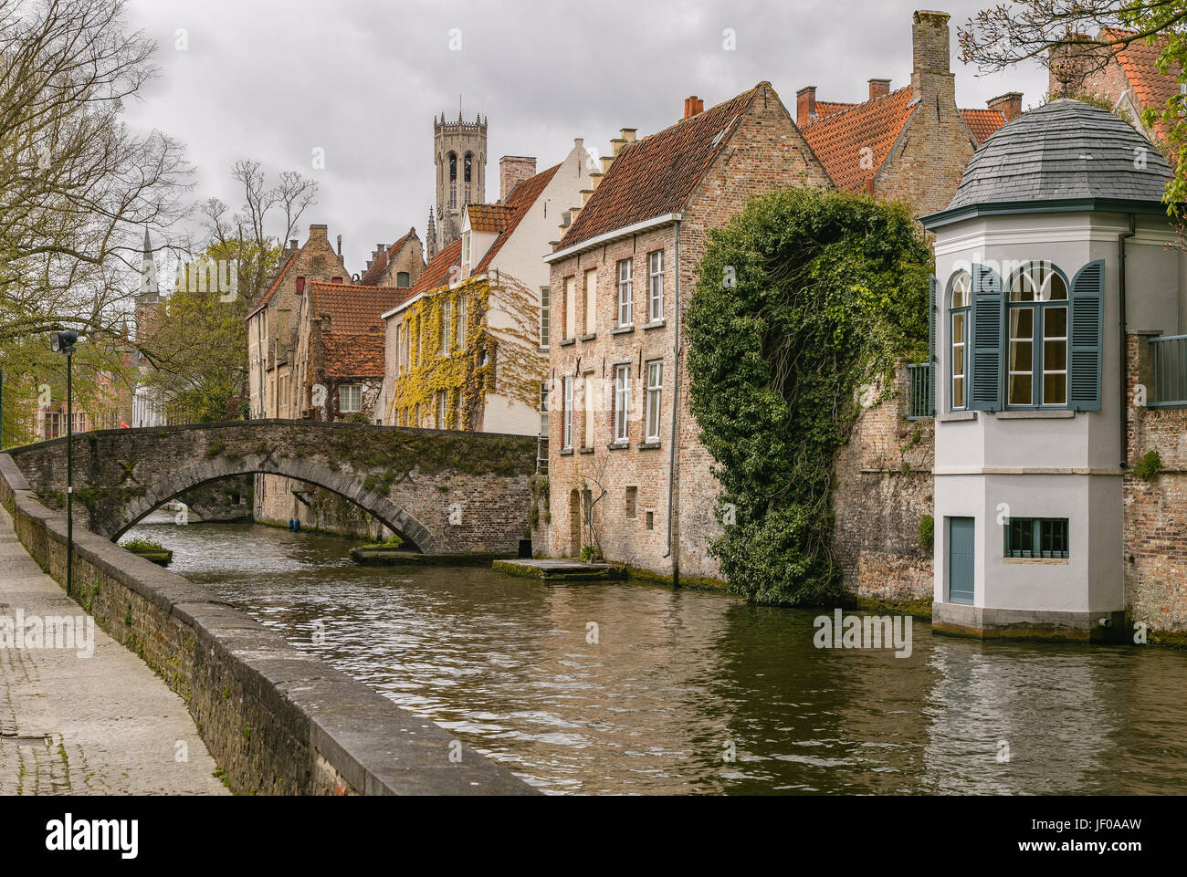 Brugge la città romantica Foto Stock