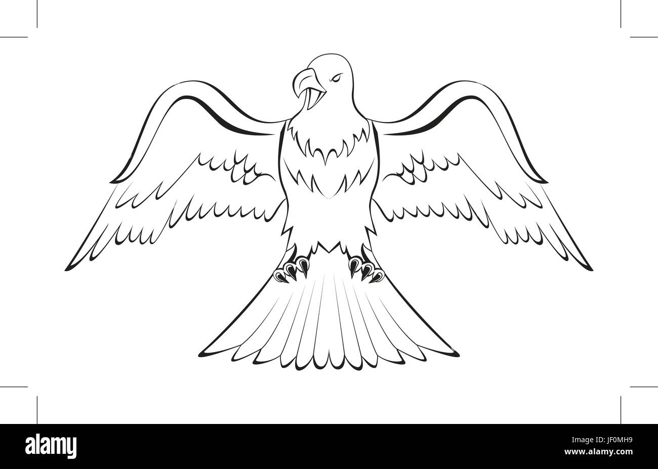 Nero di uccelli Illustrazione Vettoriale