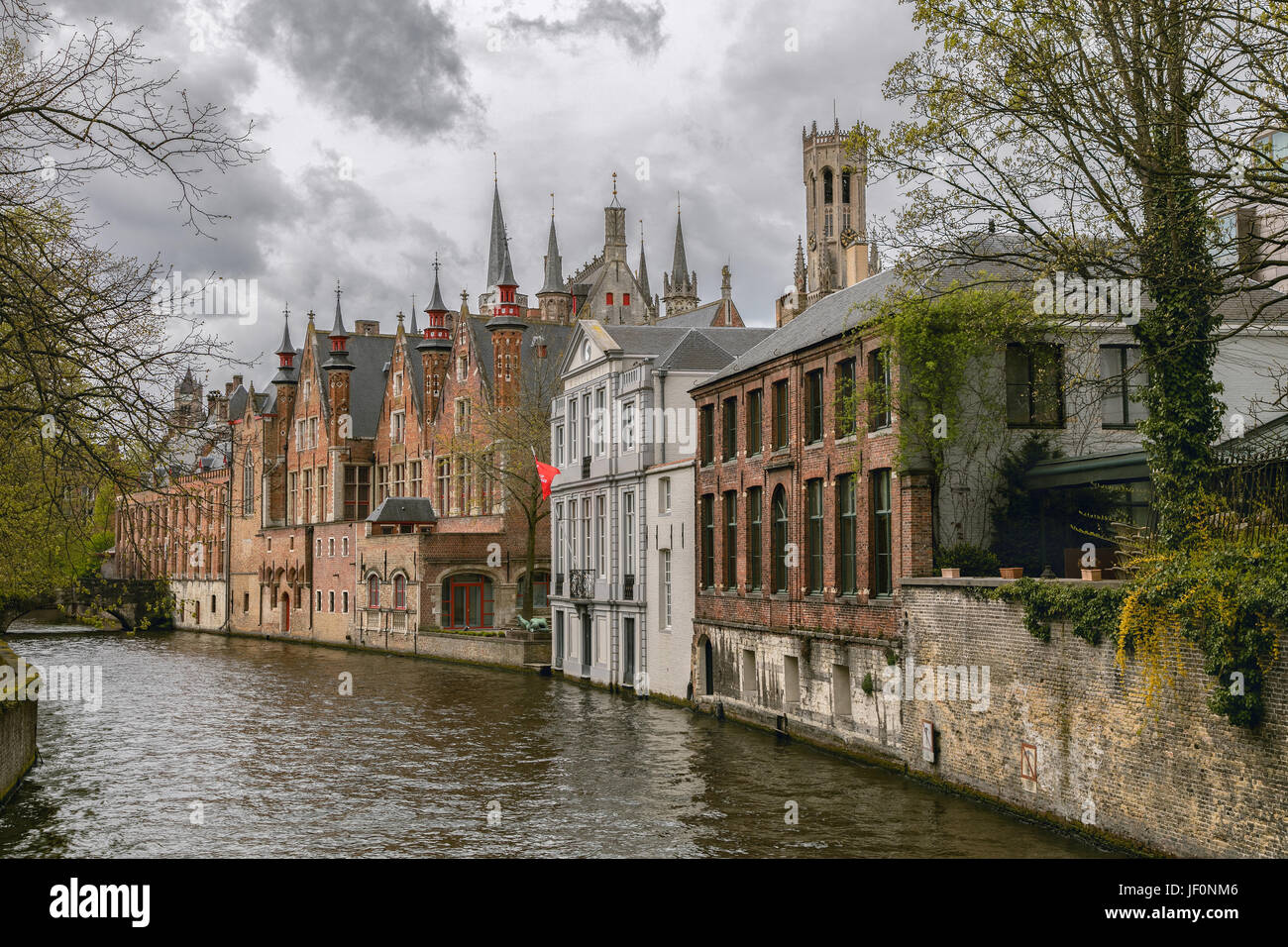 Brugge la città romantica Foto Stock