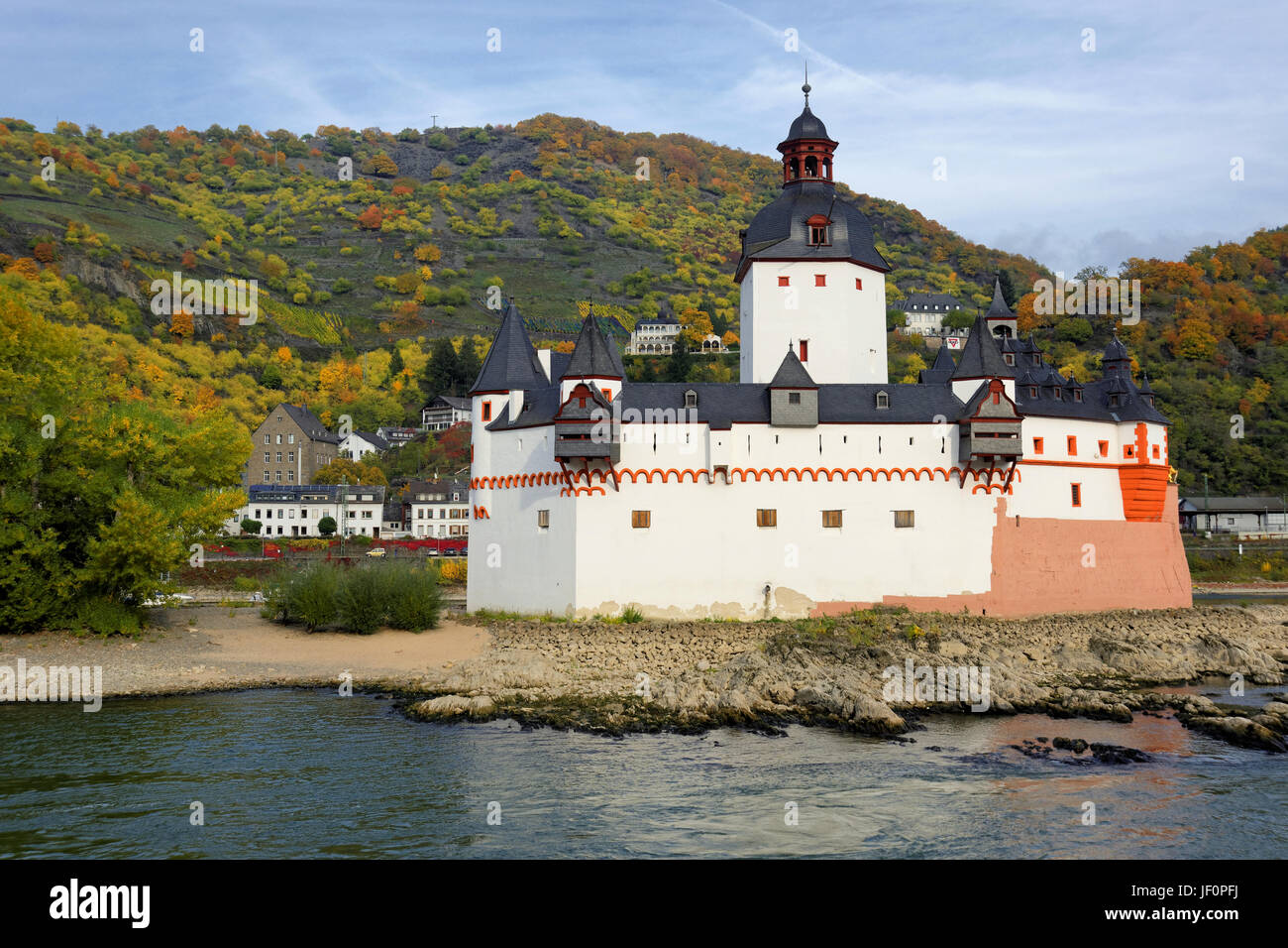 Il castello Pfalzgrafenstein Foto Stock