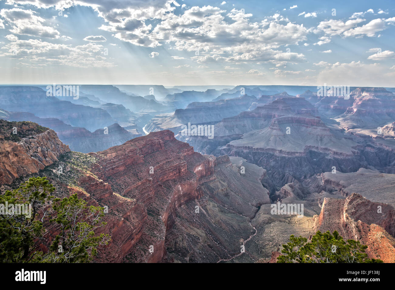 Parco Nazionale del Grand Canyon Vista panoramica Foto Stock