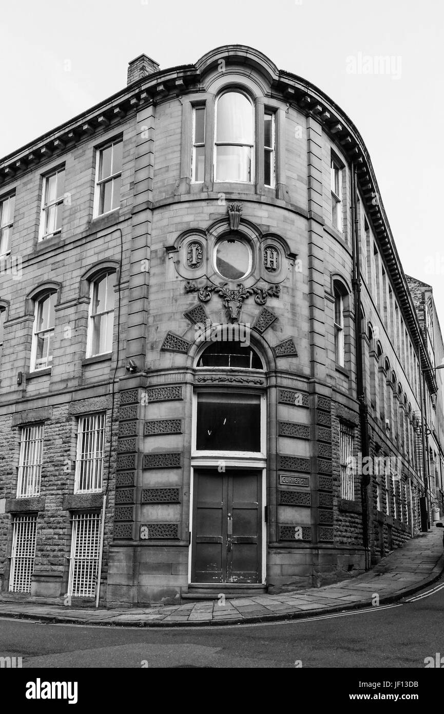 Architettura della piccola Germania, Bradford, West Yorkshire, Inghilterra, Regno Unito Foto Stock