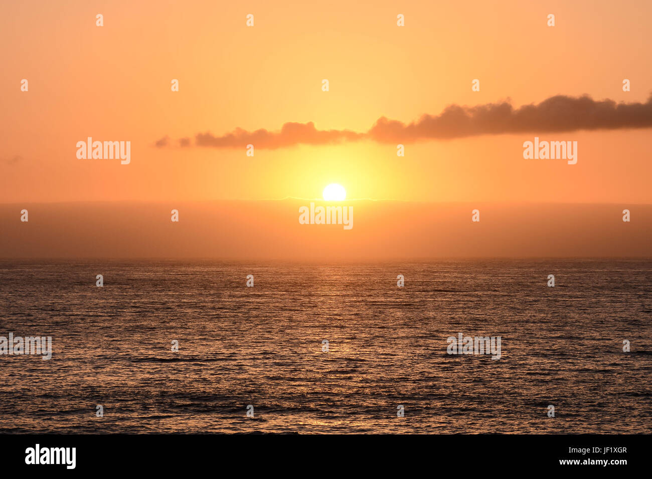 Tramonto tropicale Foto Stock