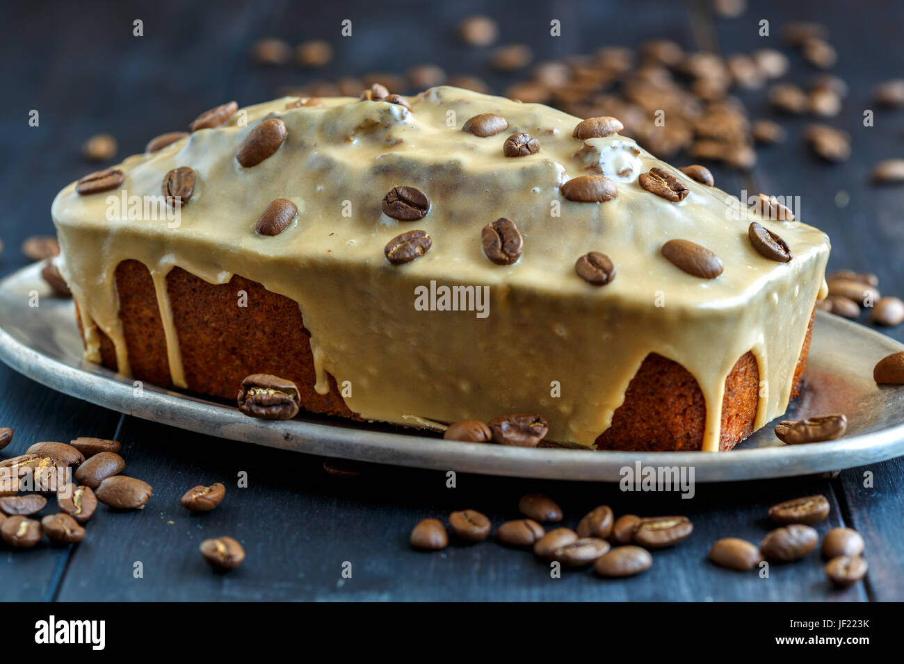 Torta di caffè. Foto Stock