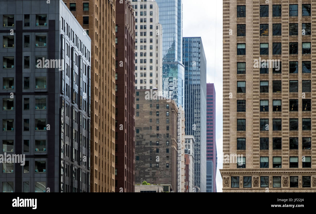 I grattacieli di Chicago Foto Stock