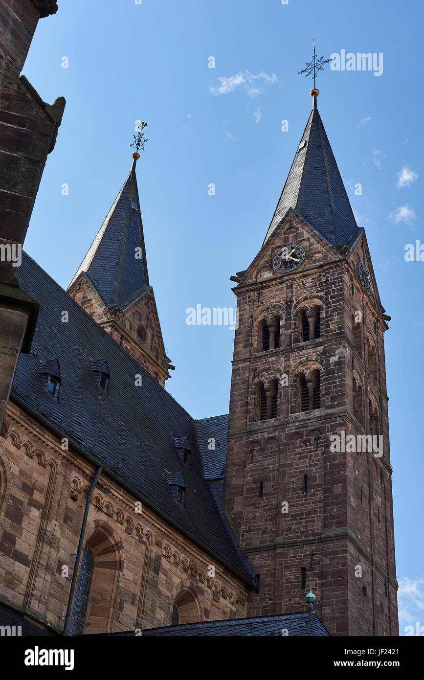 Cattedrale di Fritzlar, Hesse, Germania Foto Stock