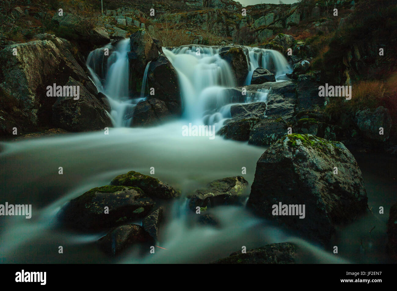 Vigore#1 Rhaeadr Ogwen Foto Stock