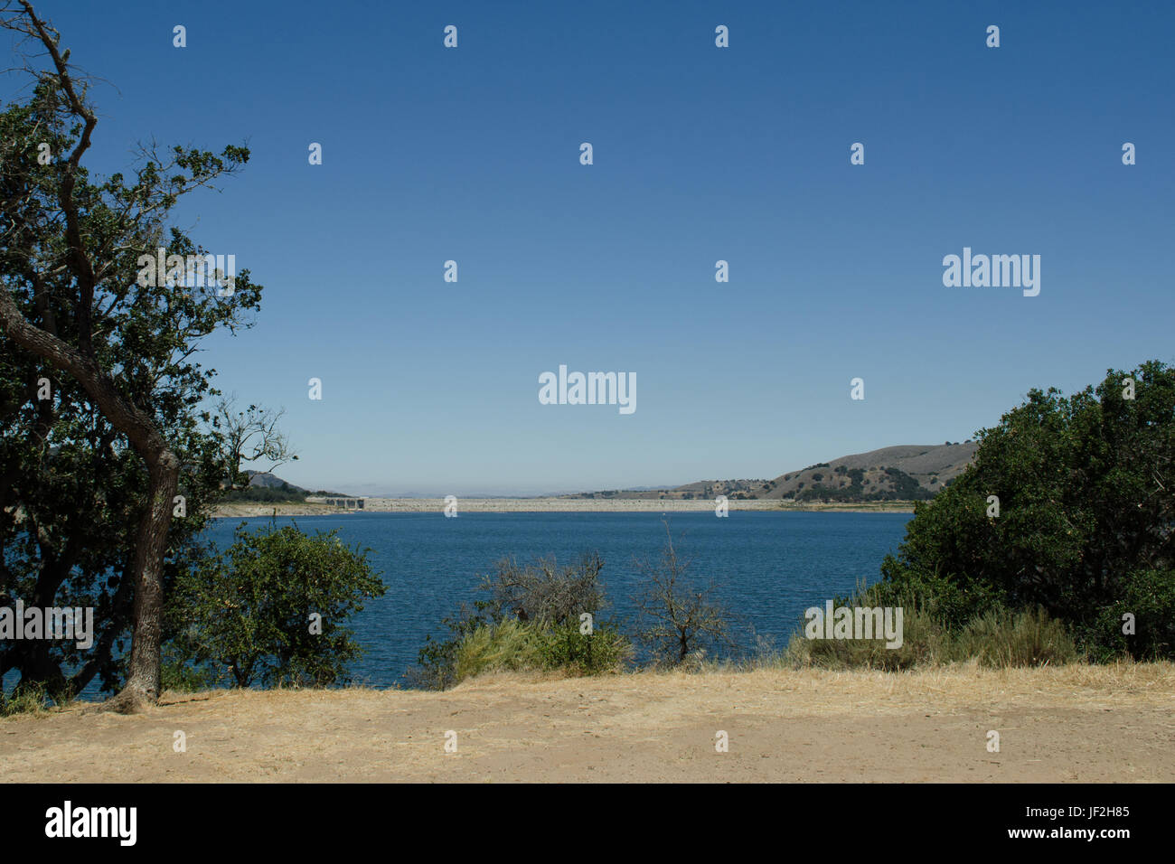 Il lago di Cachuma, Santa Ynez Valley, California Foto Stock