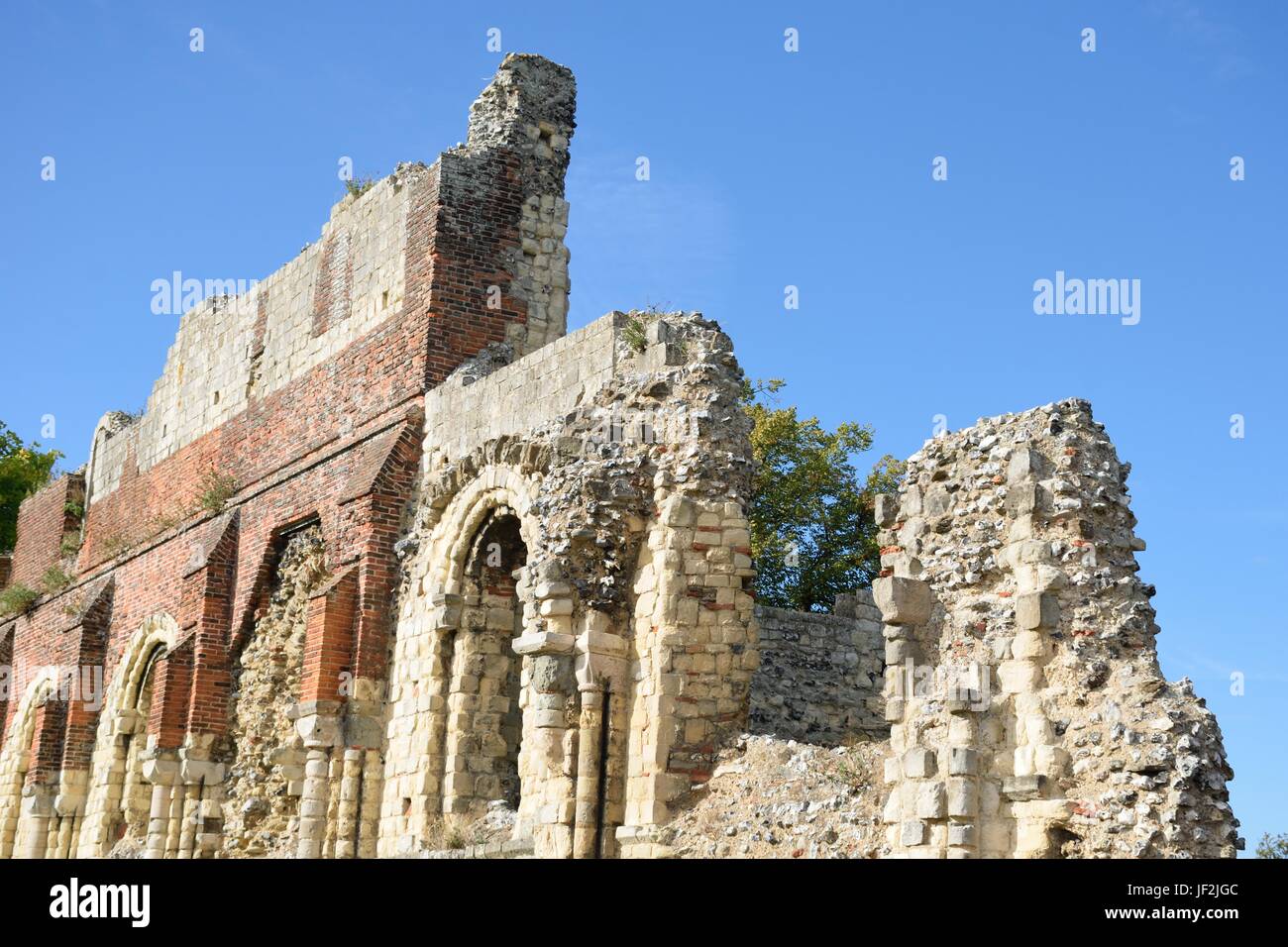 Rovine di St Augstines abbey Canterbury Foto Stock