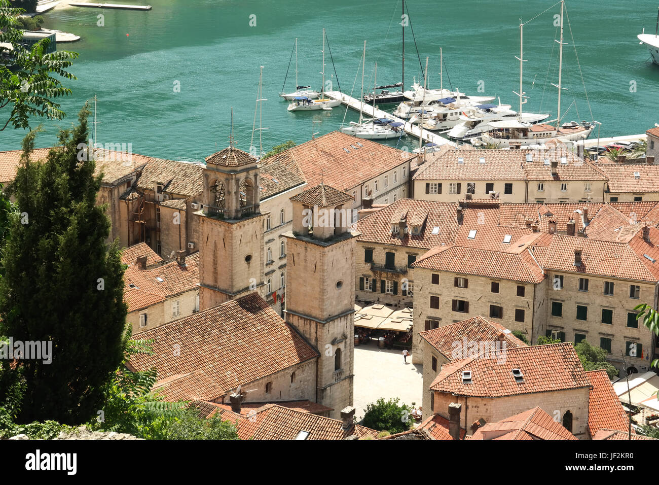 Città vecchia di Kotor, Montenegro Foto Stock