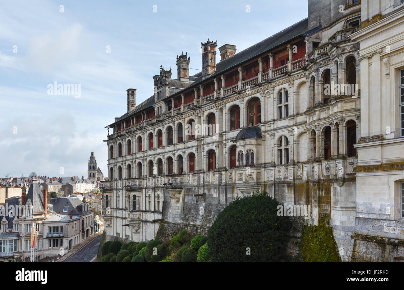 Il Castello Reale di Blois, Francia. Foto Stock