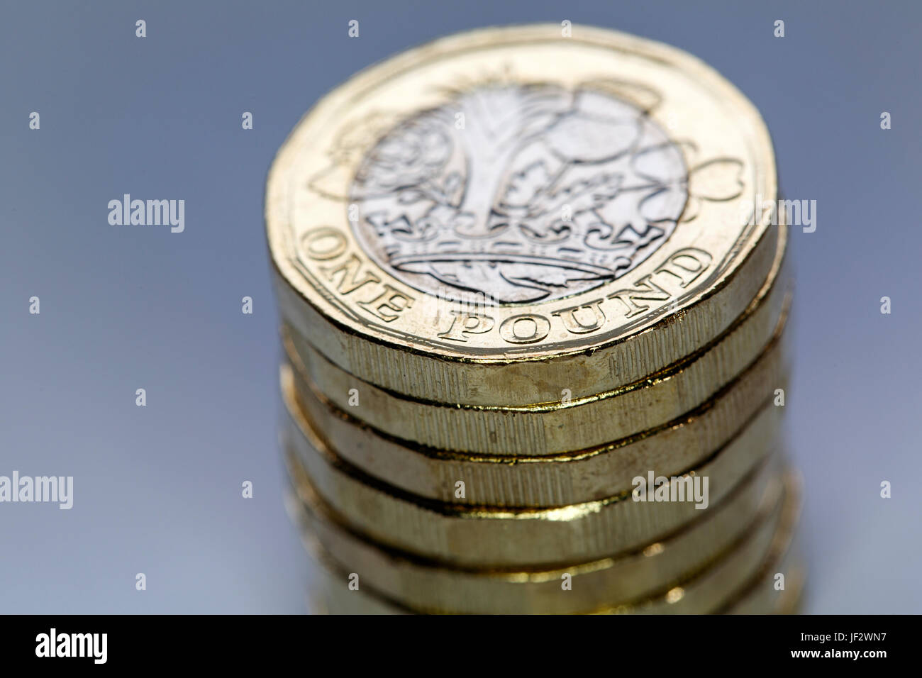 Nuovo una libbra Coin - REGNO UNITO Foto Stock