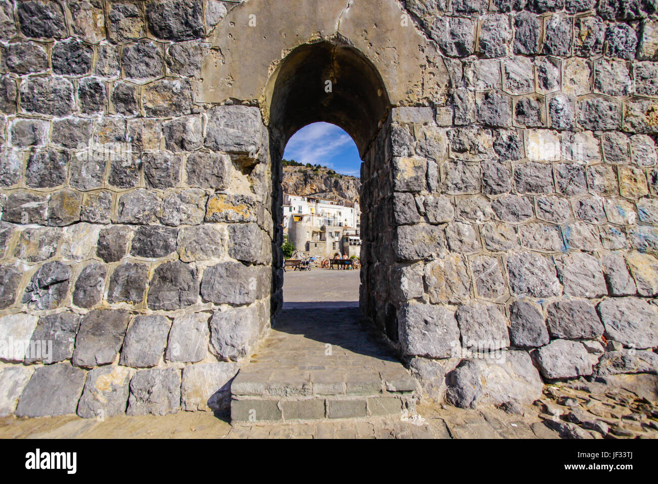 Cefalù, Sicilia Foto Stock