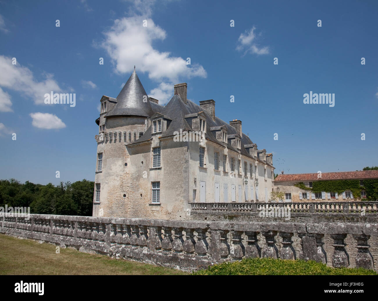 Château de la Roche Courbon Francia Foto Stock