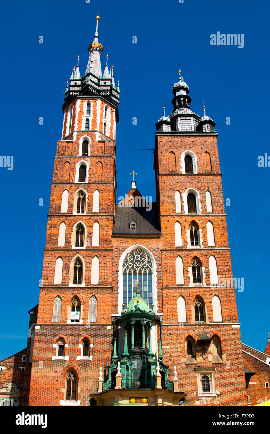 Chiesa di Santa Maria a Cracovia Foto Stock