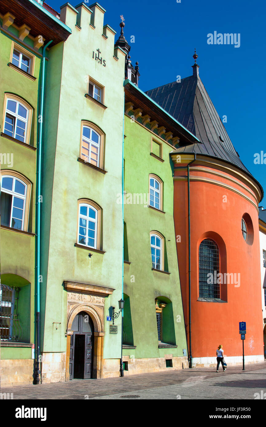 Santa Barbara chiesa in Maly Rynek Foto Stock