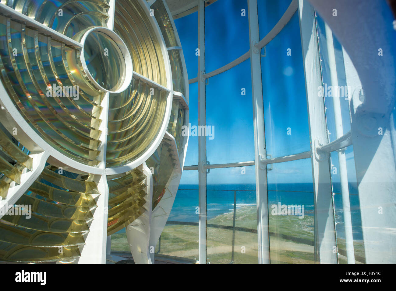 Luce di un faro Foto Stock