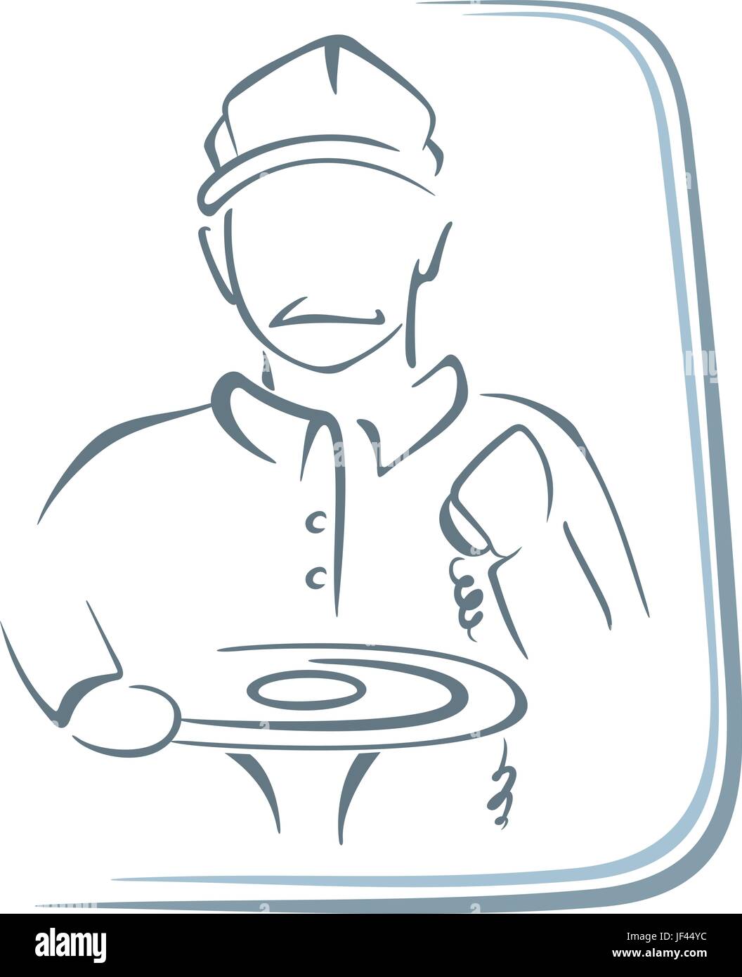 Il traffico di settore Illustrazione Vettoriale