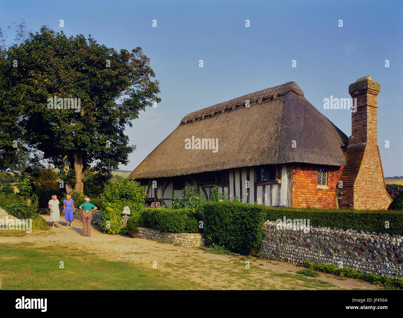 Alfriston Clergy House. East Sussex, England, Regno Unito Foto Stock