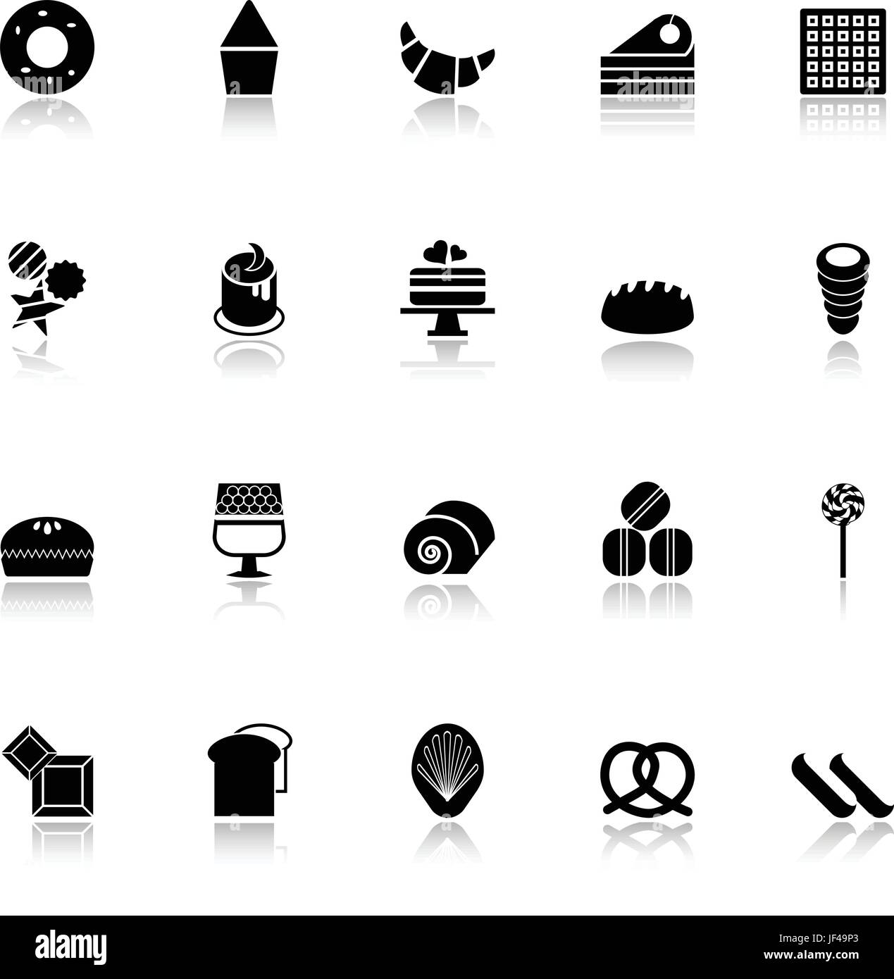 Nero, swarthy, jetblack, nero profondo, segno, icona, riflettere, vettore, bianco, Illustrazione Vettoriale