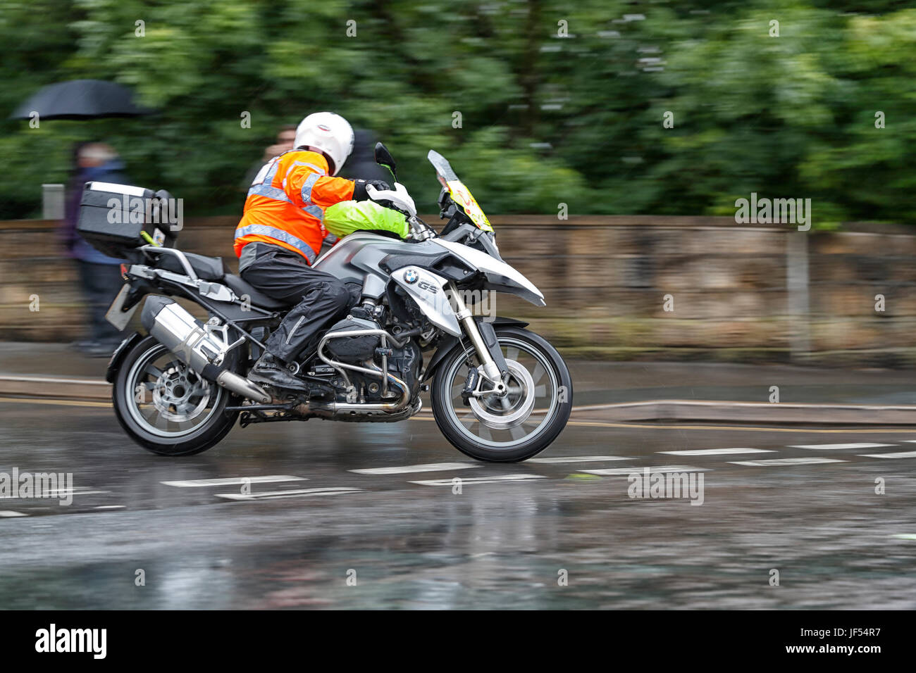 Otley cycle racing. Foto Stock