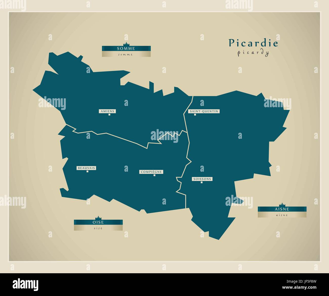 Grafica, moderno e modernità, Francia, scheda, regione, vettore, dipartimento, Atlas, Illustrazione Vettoriale