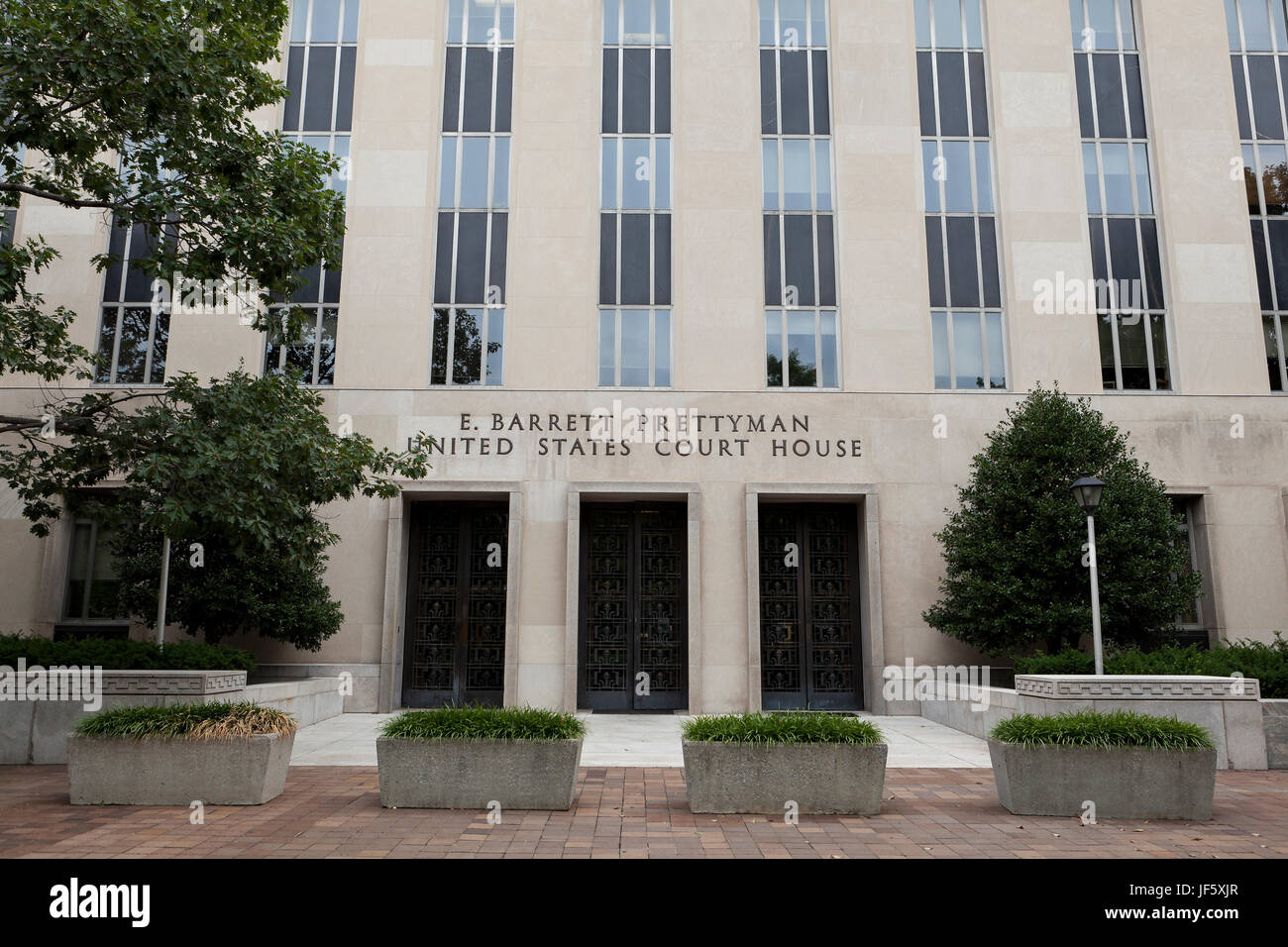 E Barrett Prettyman noi Courthouse edificio (Stati Uniti Court House, il Tribunale federale, Tribunale federale, Tribunale Federale edificio) - Washington DC, Stati Uniti d'America Foto Stock