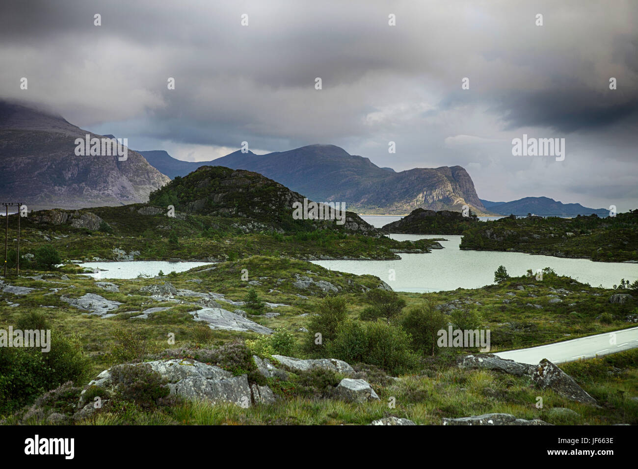 Paesaggio norvegese Foto Stock