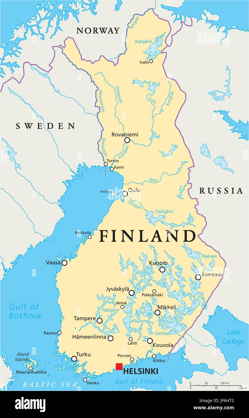 Finlandia cartina immagini e fotografie stock ad alta ...