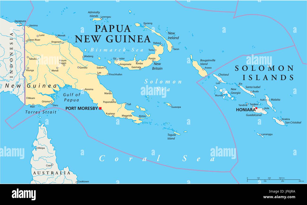 Pacifico, acqua salata, mare oceano, acqua, Guinea, mappa, Atlas, mappa del mondo, Illustrazione Vettoriale