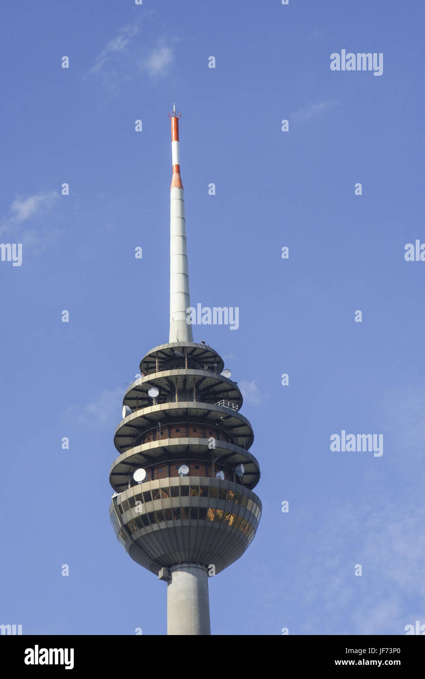 Torre di telecomunicazione a Norimberga, Germania Foto Stock