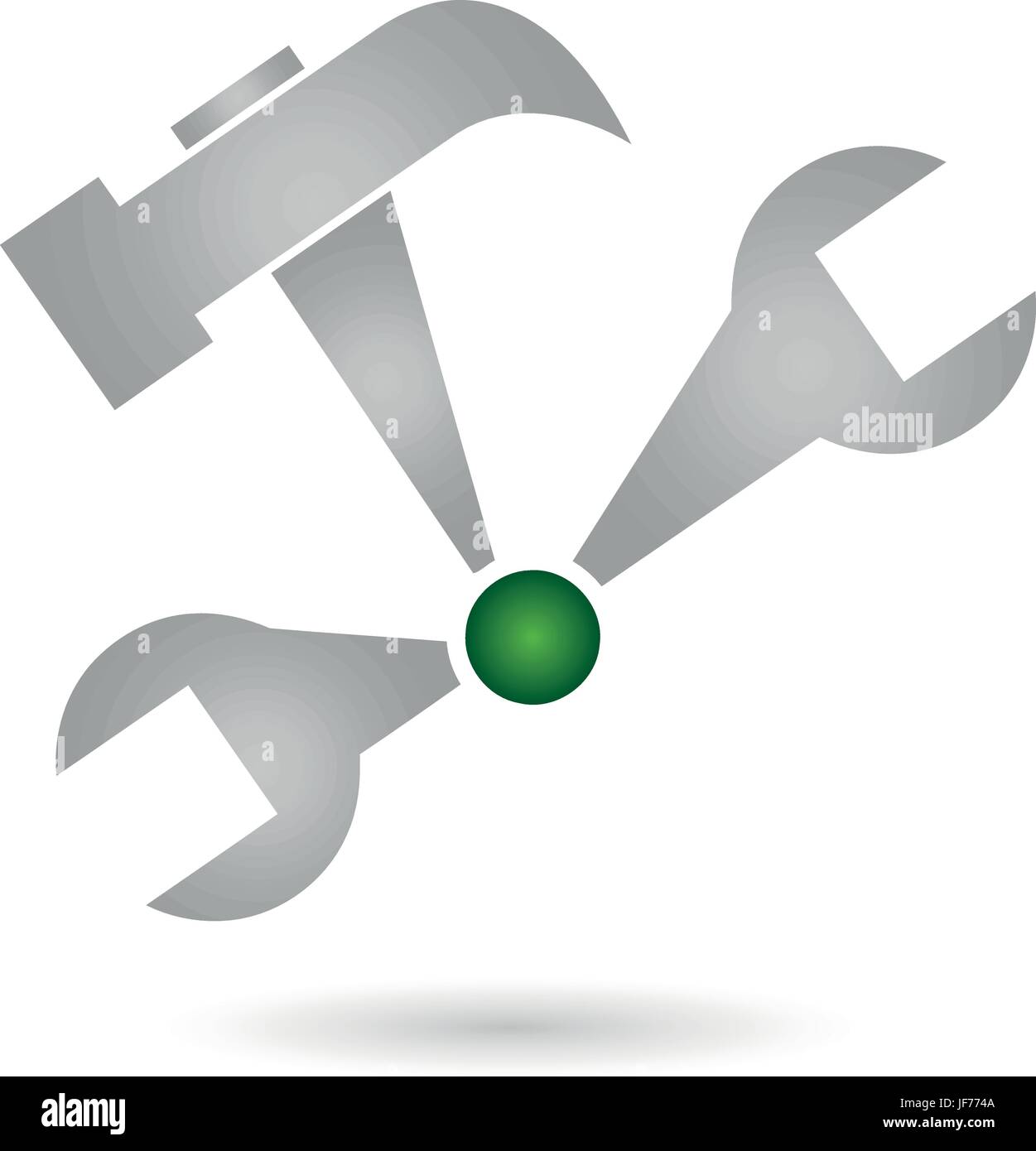 Artigiano, tradesman, handicraftsman, industria, ingegneria, fabro, Illustrazione Vettoriale