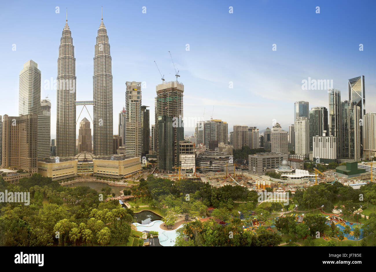 Kuala Lumpur, Malesia downtown skyline della citta'. Foto Stock